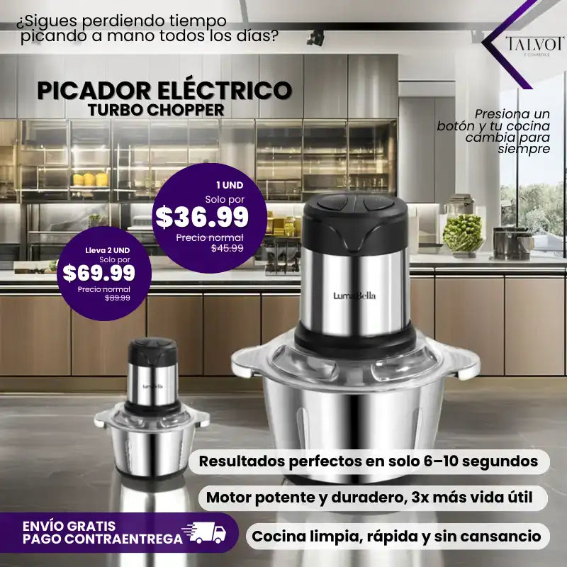 TURBO CHOPPER | Picador Eléctrico