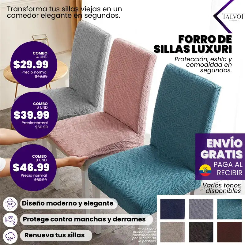 Forro Sillas | LUXURY