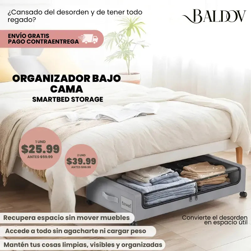 SmartBed Storage | Organizador Bajo Cama