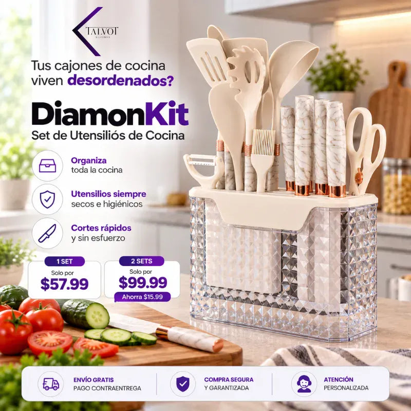 DiamonKit | Set de Utensilios de Cocina