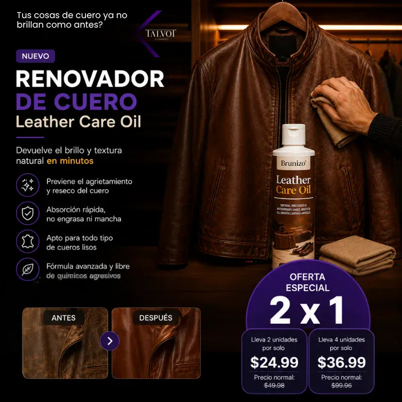 Leather Care Oil | Renovador de Cuero