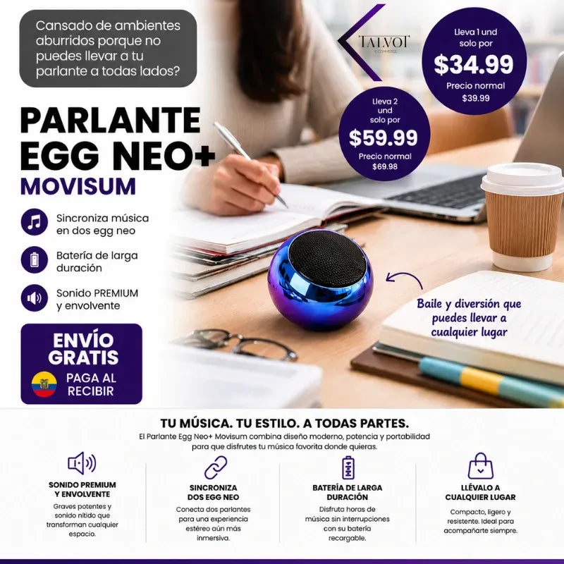 Egg Neo+| Parlante Movisum