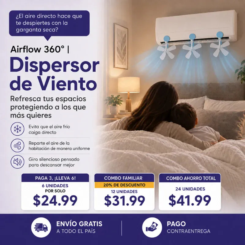 AirFlow360° | Dispersor de Viento