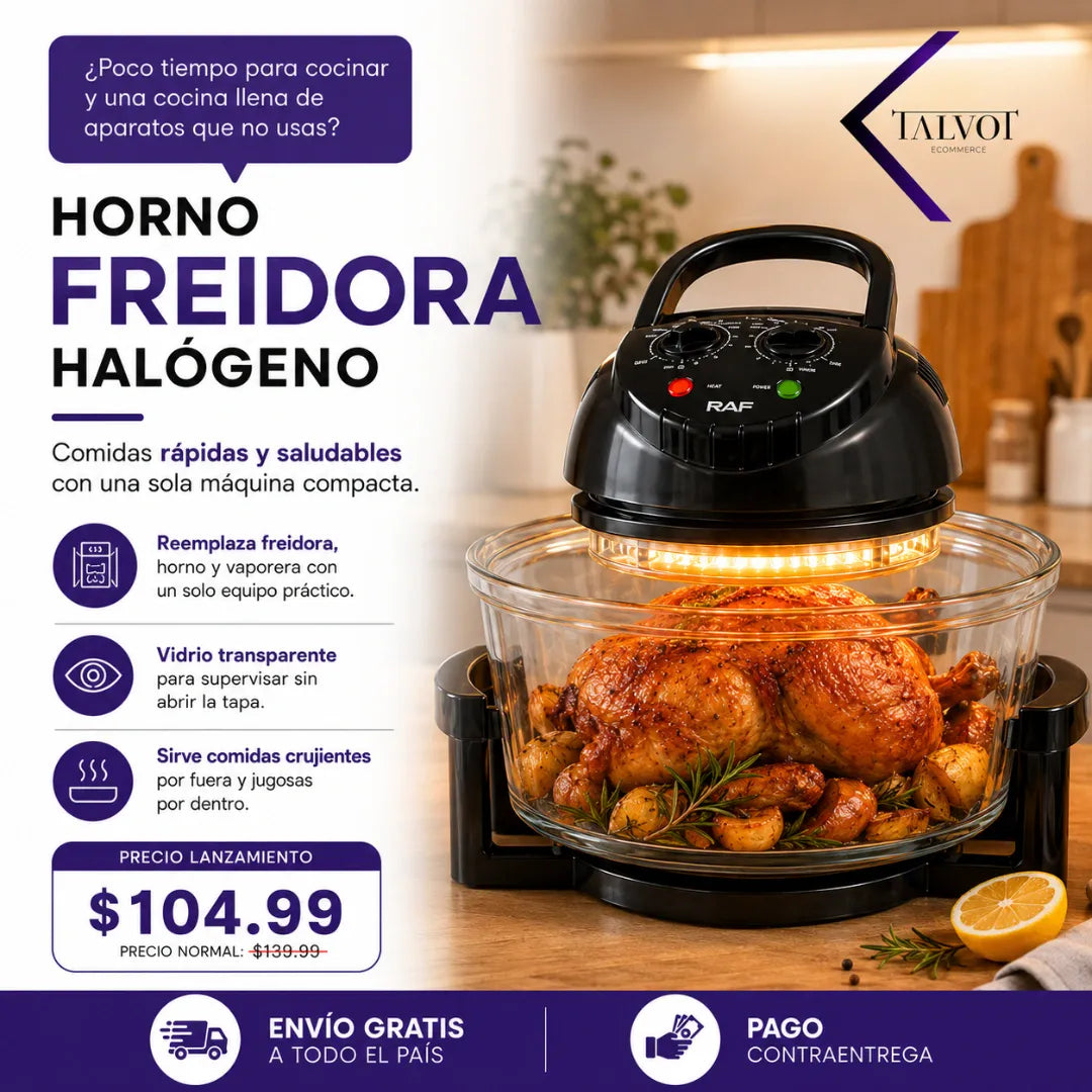 RAF | Horno Freidora Halógeno