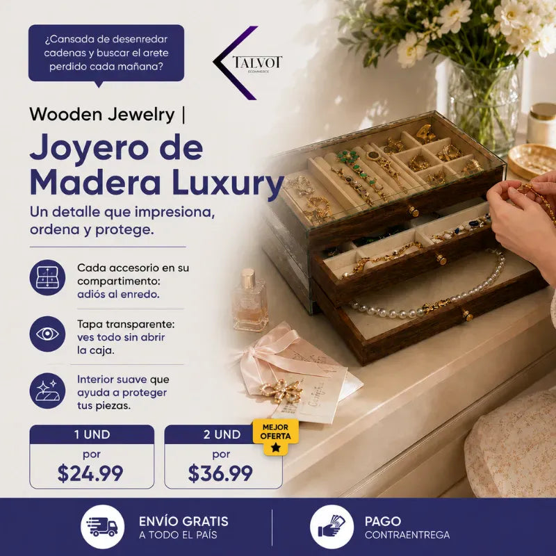 Wooden Jewelry | Joyero de Madera Luxury