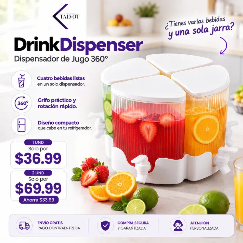 DrinkDispenser | Dispensador de Jugos 360°
