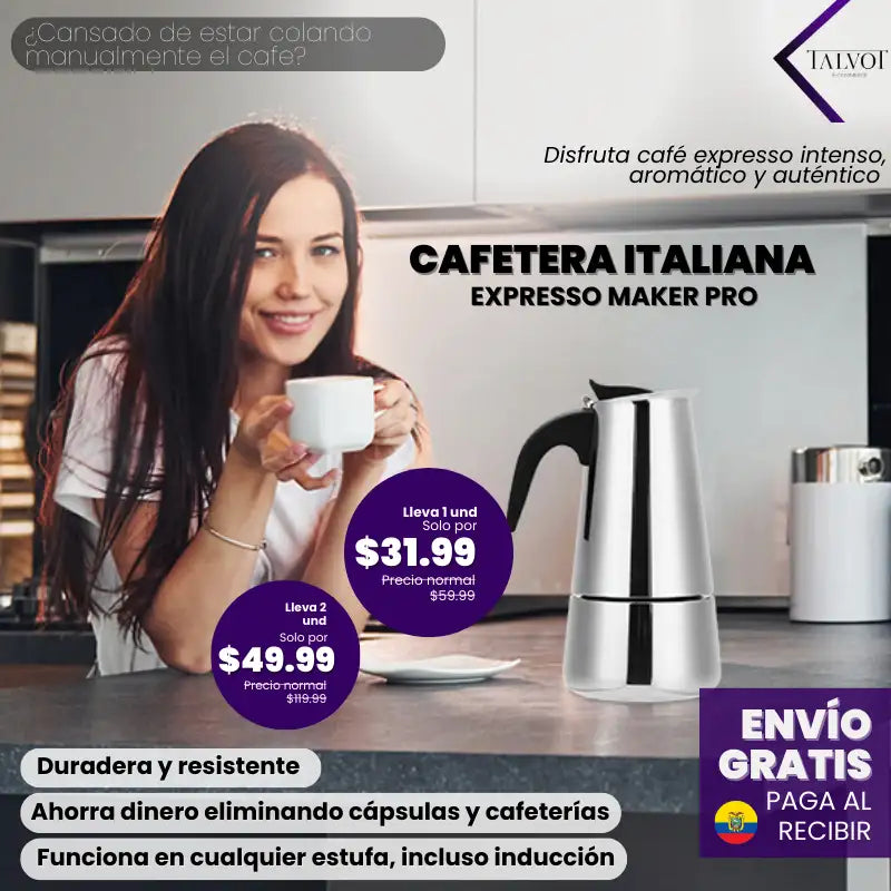 EXPRESSO MAKER PRO| Cafetera Italiana