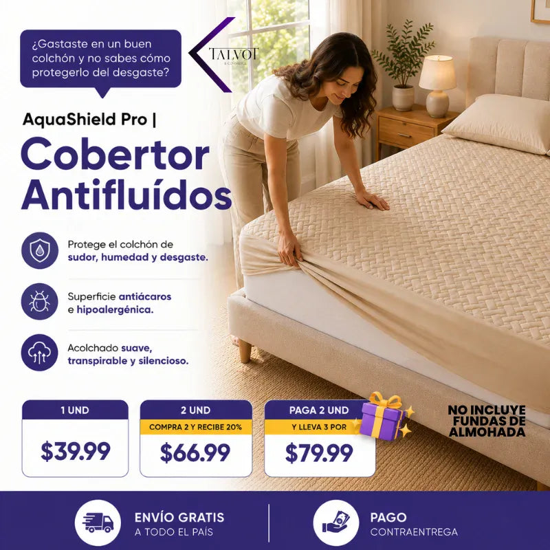 AquaShield Pro| Protector de Colchón