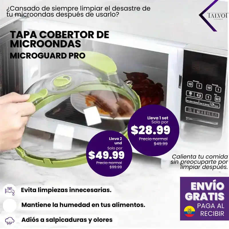 MICROGUARD Tapa Cobertor de Microondas