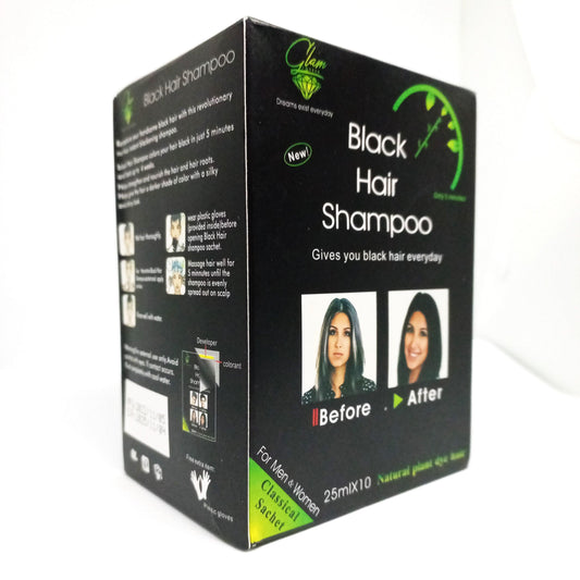 Shampoo Black Hair no más Canas SOLO PARA CABELLO NEGRO